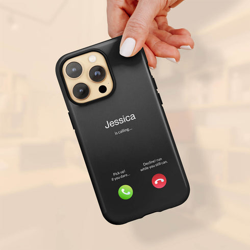 Personalized Funny Chaos Calling iPhone Case